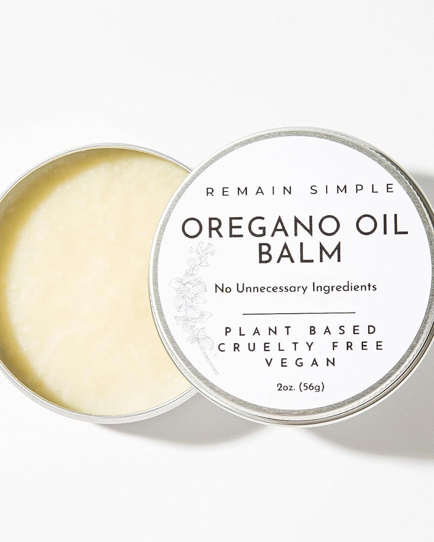 Remain Simple Oregano Balm uses only natural and highly effective ingredients. There are no additional fillers, phalites, parabens, chemicals or any kind of toxic or unnecessary ingredients. Our philosophy is that we only utilize the effective natura