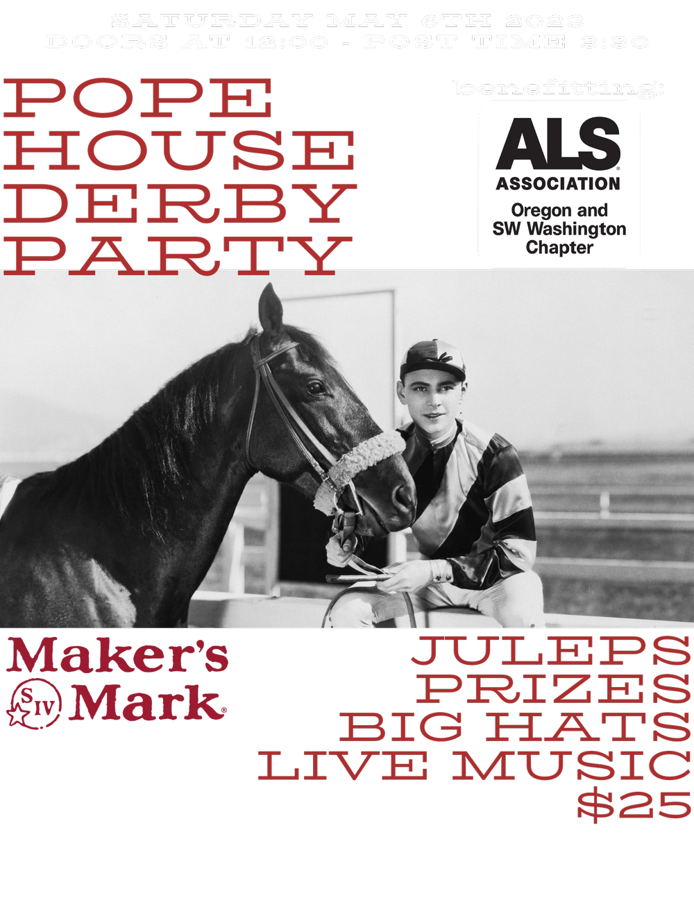 Kentucky Derby Party Info — The Pope House Bourbon Lounge