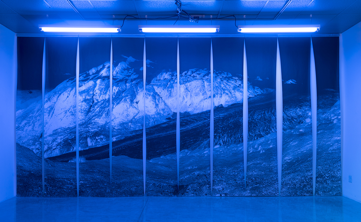 Exit. Digital Print on paper. 10.5 feet x 23 feet. 2016.