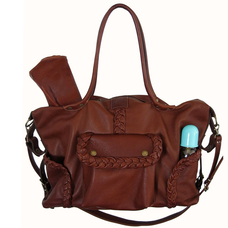 Kelly Diaper Bag - Brandy