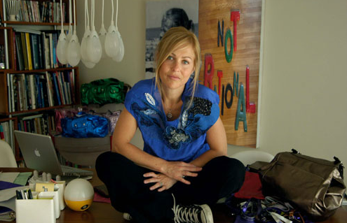 Fabiana Trosman in her studio