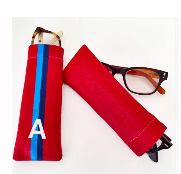 Eyeglass Leather pouch/case - Personalized