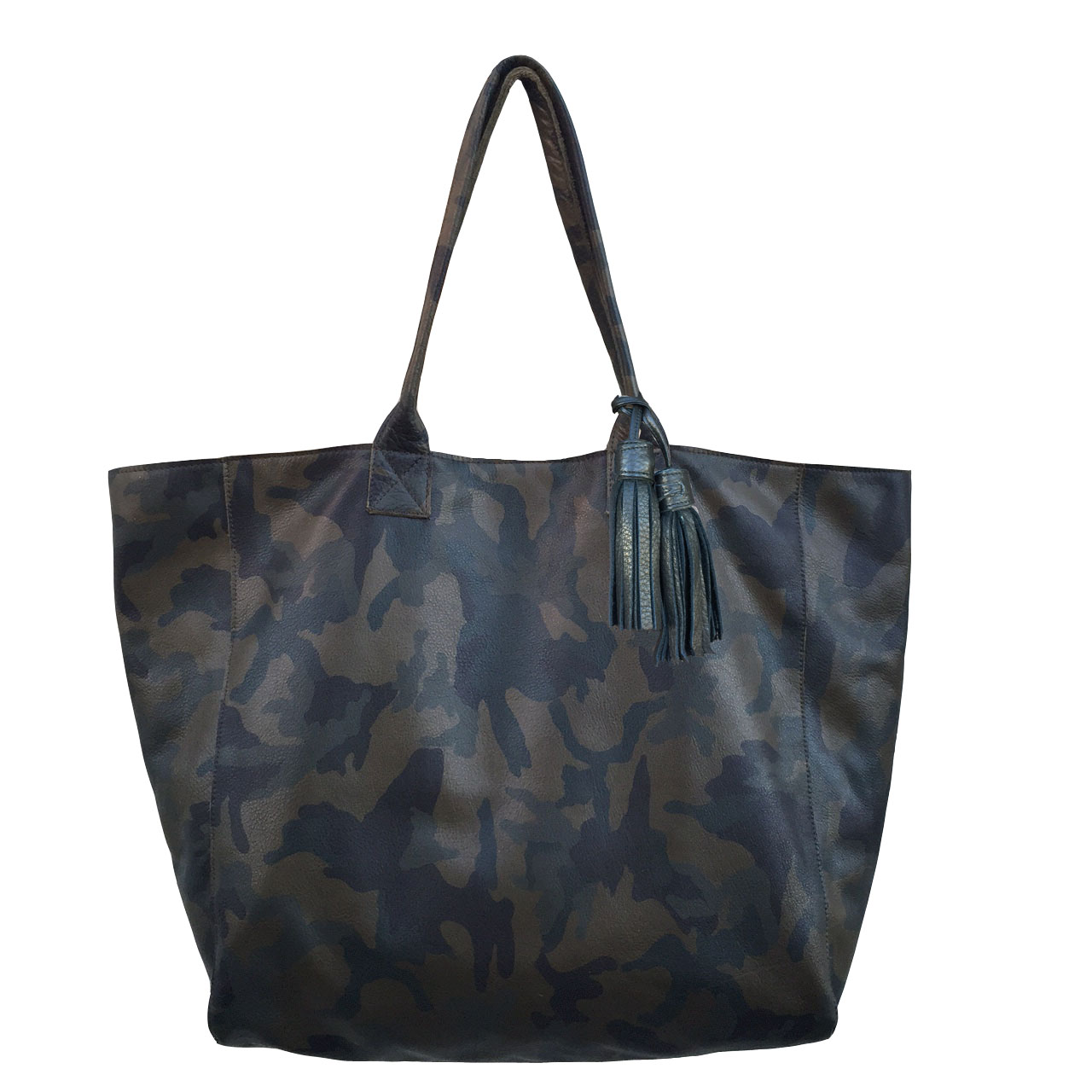 Noha Tote in Camouflage Leather — NOT RATIONAL