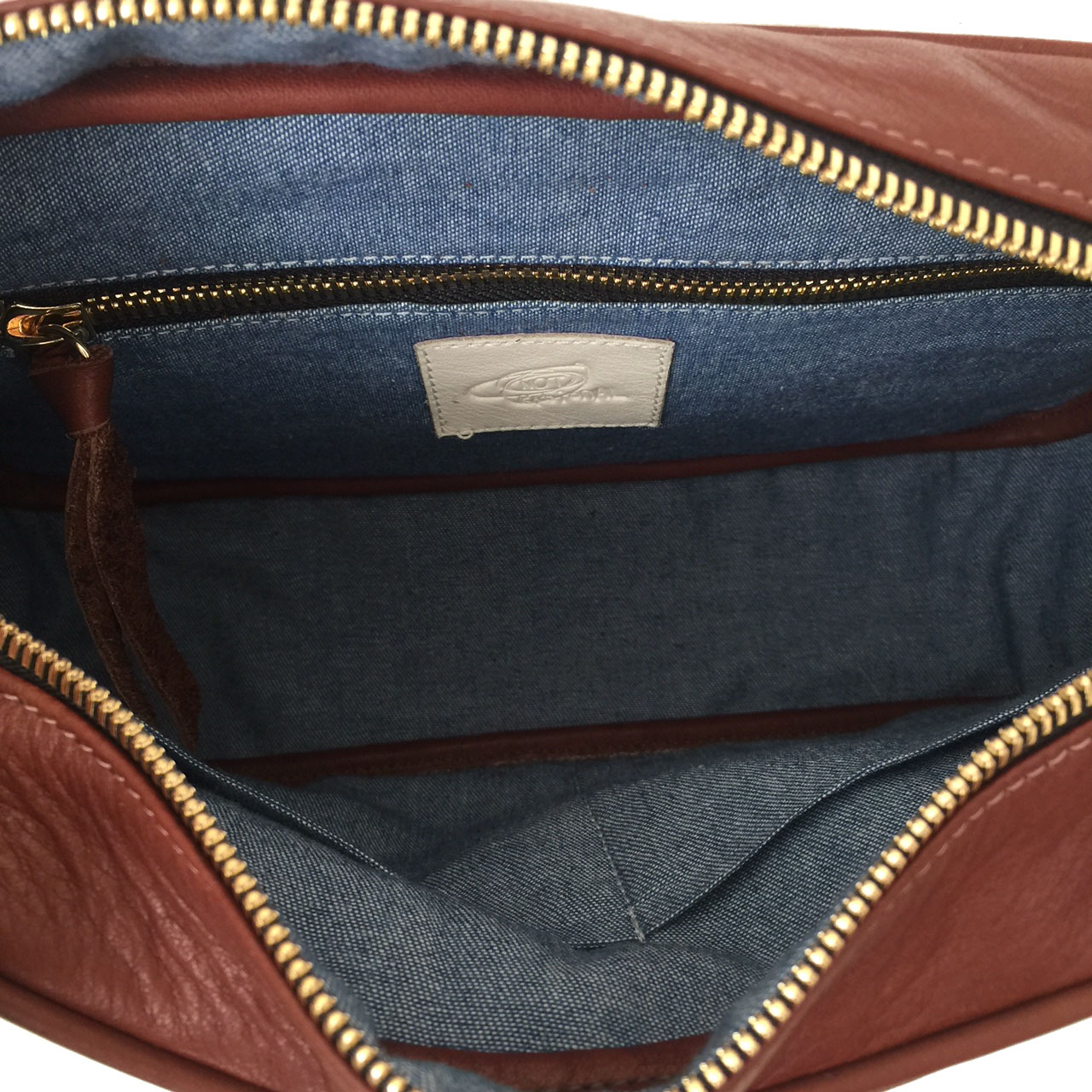 Olivia Cross Body bag in Brandy - Plain or Custom — NOT RATIONAL