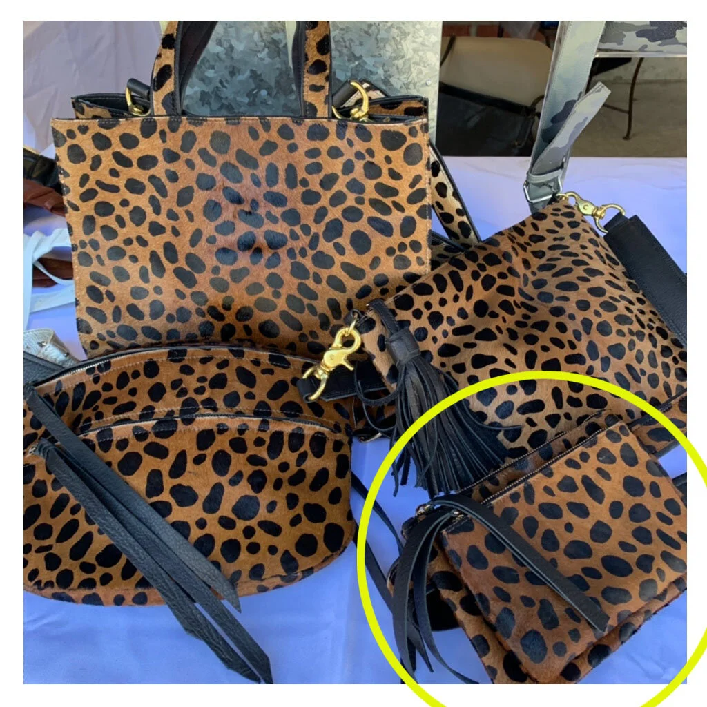 animal print fanny pack