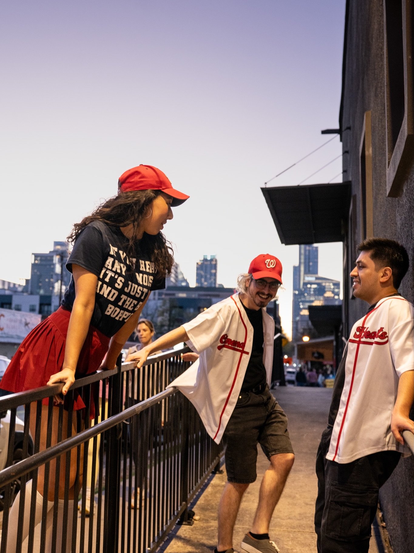 this is our show of the summer ☀️ @letsgomusicfest is coming up! we perform in the afternoon on Saturday, June 6 in Annapolis to open for AJR, Natasha Bedingfield, and more. tickets on sale now &mdash; get 10% off with code CINEMA 🦀 

&bull; SXSW ph