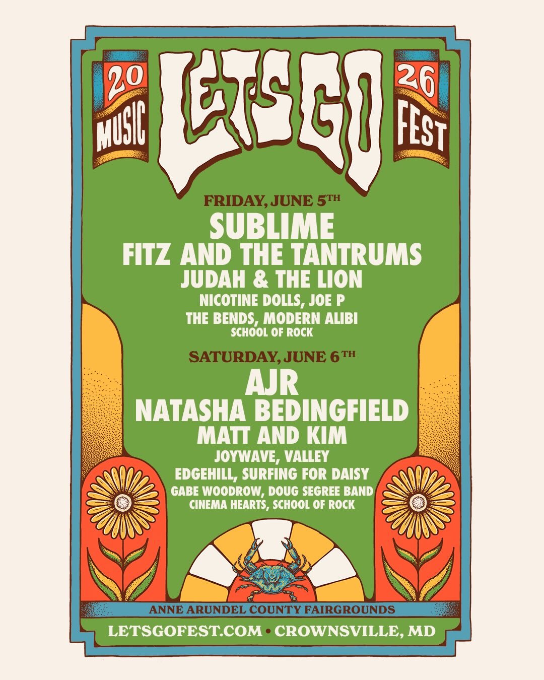 Coming up next weekend! Our big show of the summer is at @letsgomusicfest in Annapolis, MD 🦀 We play Saturday, June 6 at 4:30pm

Photos by @alecpugliese @hkp.studio