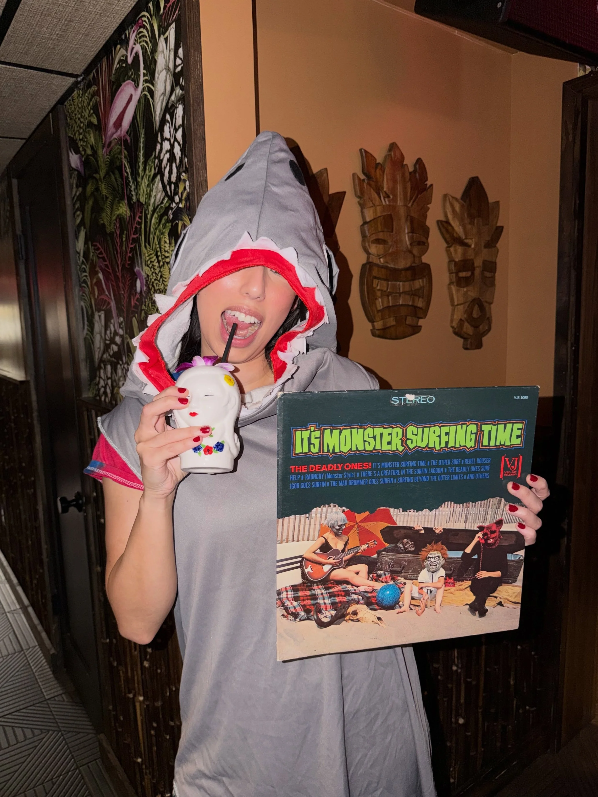 Wanna go to a Halloween party that has music beyond &ldquo;The Monster Mash&rdquo;? Get ready for a chilling, thrilling time at the Tiki Vinyl Night Retro Halloween Party! All vinyl 1950s-1960s Halloween music mixed with surf, exotica, rock, and more