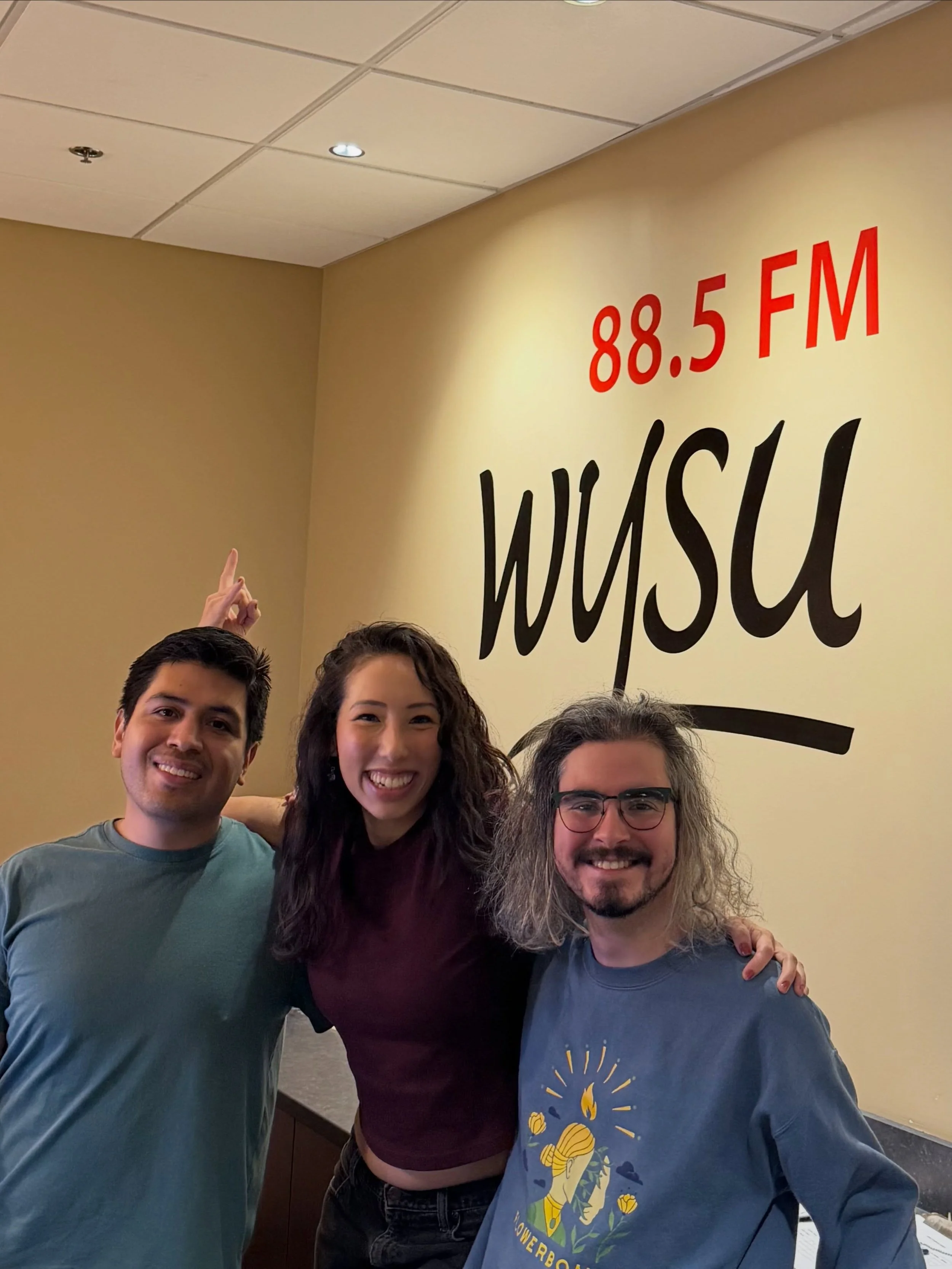 we&rsquo;re in Youngstown tonight 7pm to play at @wickyards with @skyrail_band and @corareefmusic. $10 at the door. thanks @wysu88.5fm for having us on the radio to talk about the show and our DIY music tour!

it would not be a cinema hearts tour wit