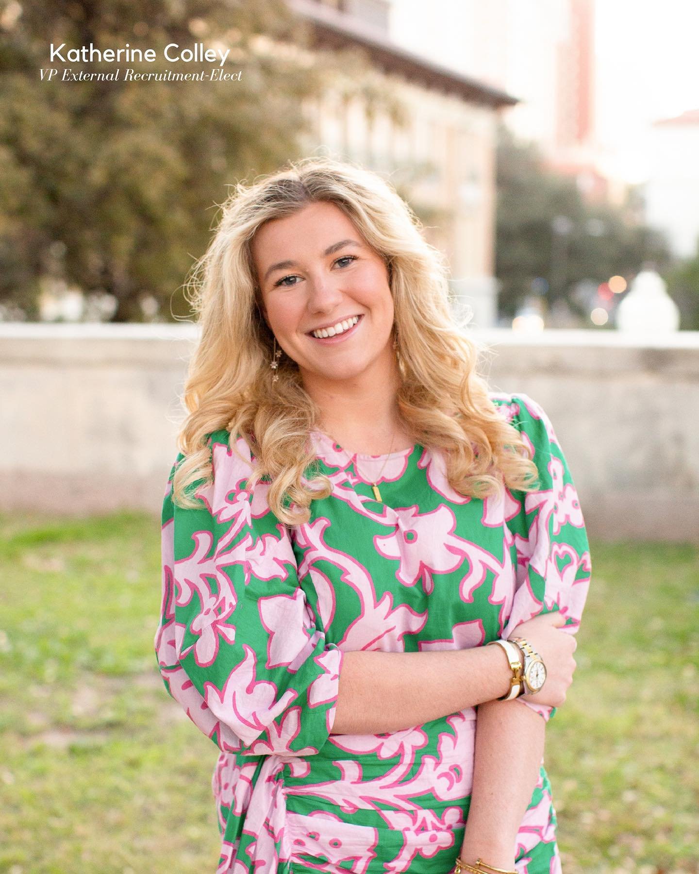 Meet Katherine Colley, VP External Recruitment-Elect!

Hometown: Houston, Texas
Major: Human Dimensions of Organizations
Minors: Business, Social and Behavioral Sciences

&ldquo;I&rsquo;m excited to serve as VP External Recruitment-Elect for the Univ