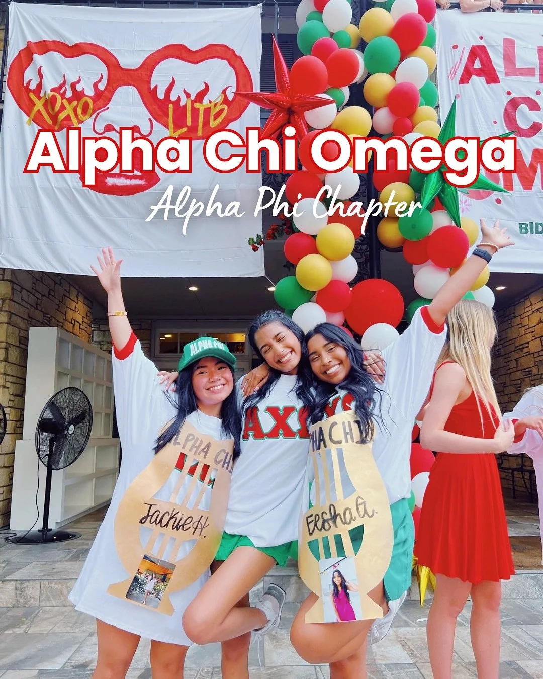Introducing Alpha Chi Omega, Alpha Phi Chapter!!❤️ #gogreek #texaspanhellenic