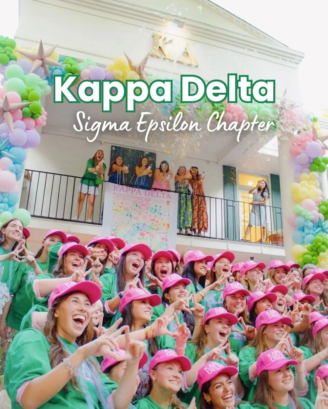 Introducing Kappa Delta, Sigma Epsilon Chapter!!🍀 #gogreek #texaspanhellenic