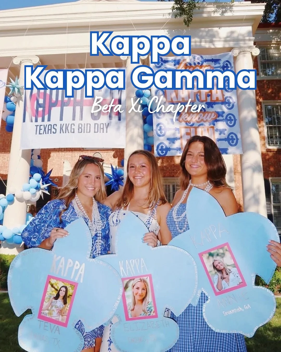 Introducing Kappa Kappa Gamma, Beta Xi Chapter!!🔑 #gogreek #texaspanhellenic