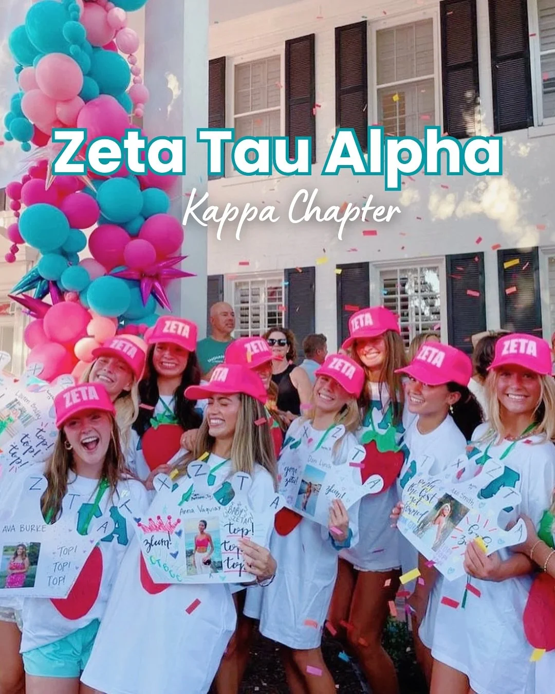 Introducing Zeta Tau Alpha, Kappa Chapter!!👑 #gogreek #texaspanhellenic