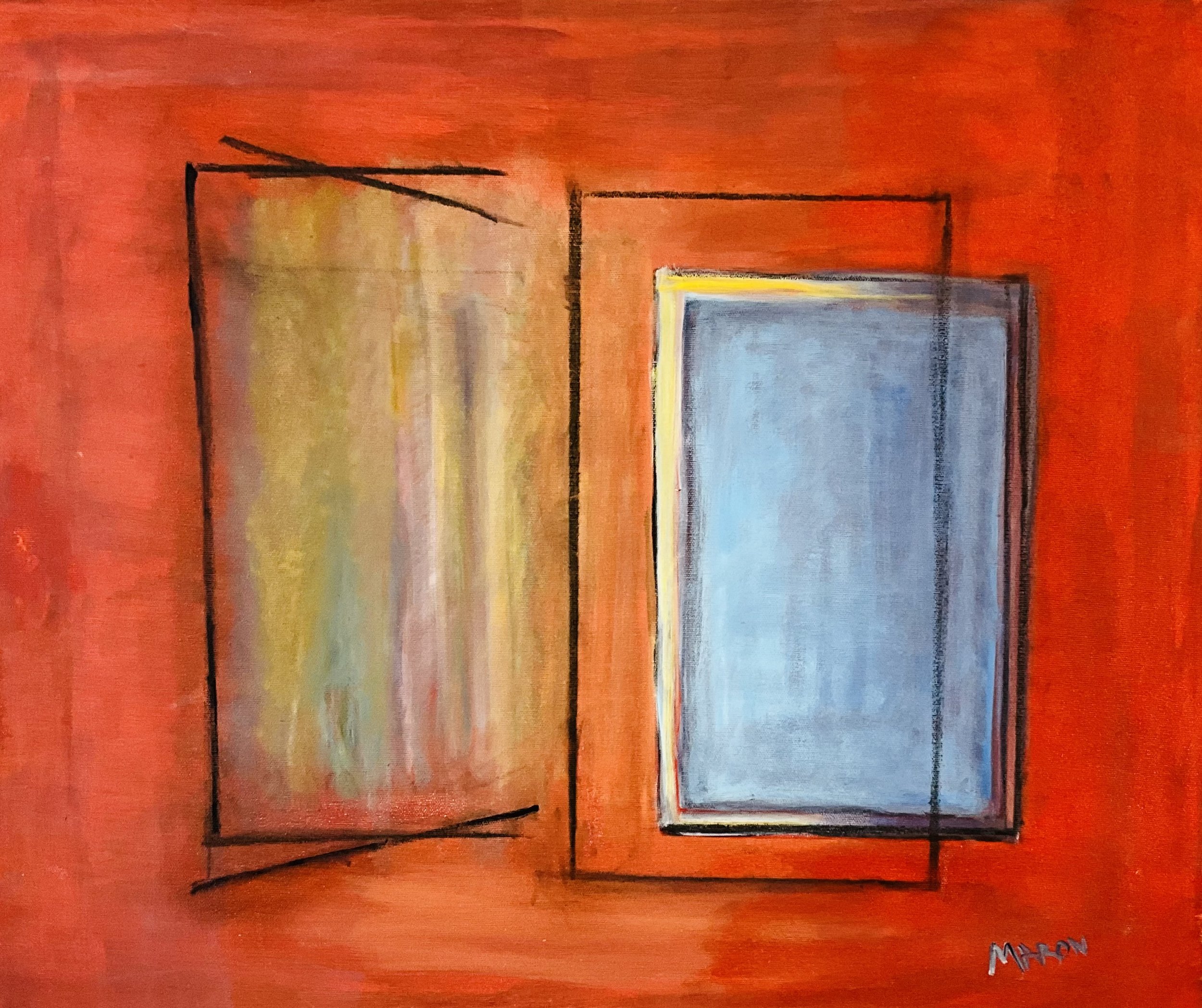 Light (Red) Abstraction 20x24