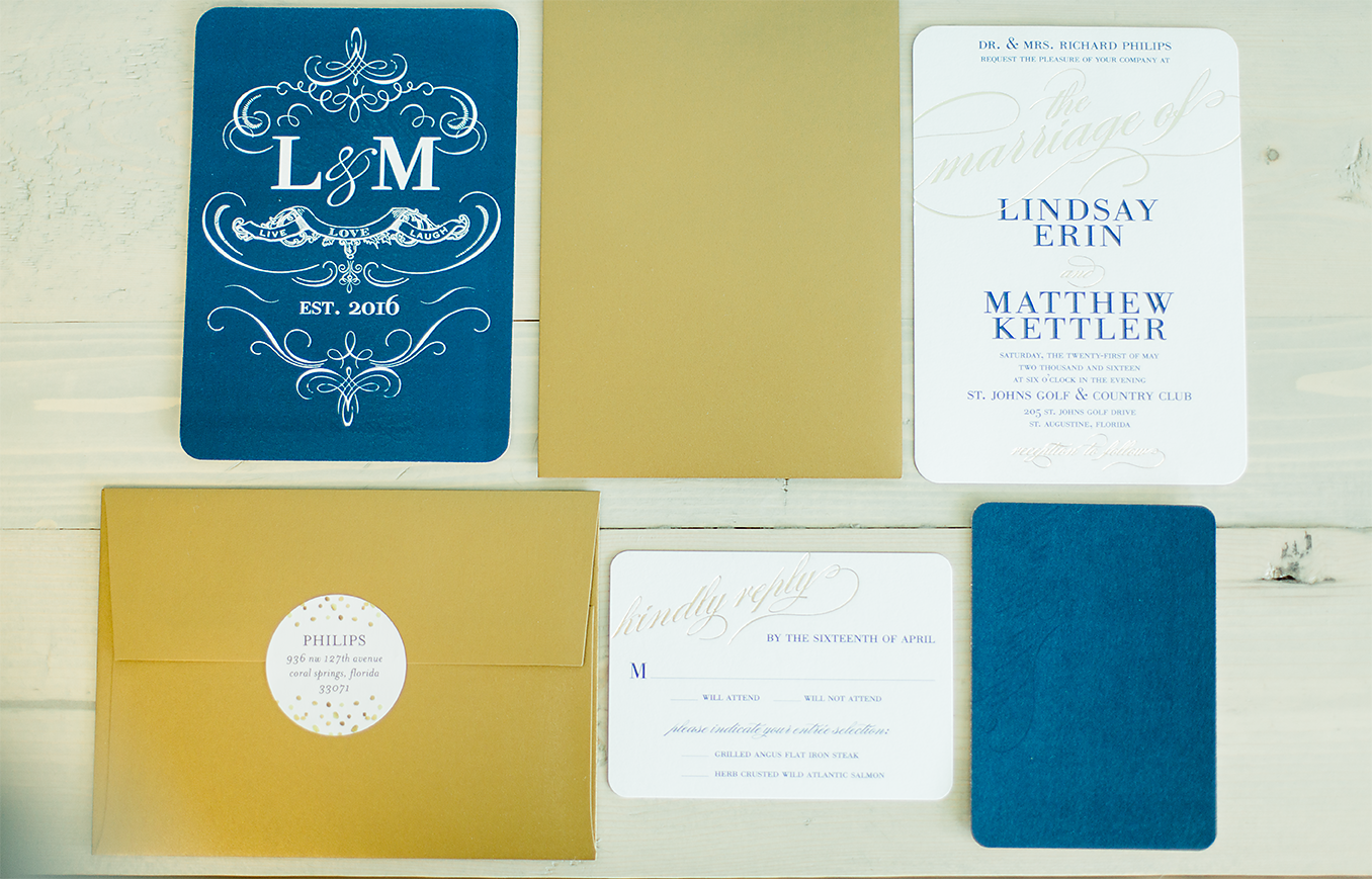 wedding invitations - Calligraphy by Cami