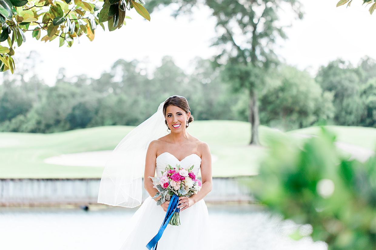 Bridal portraits in St.John's Golf&Country Club