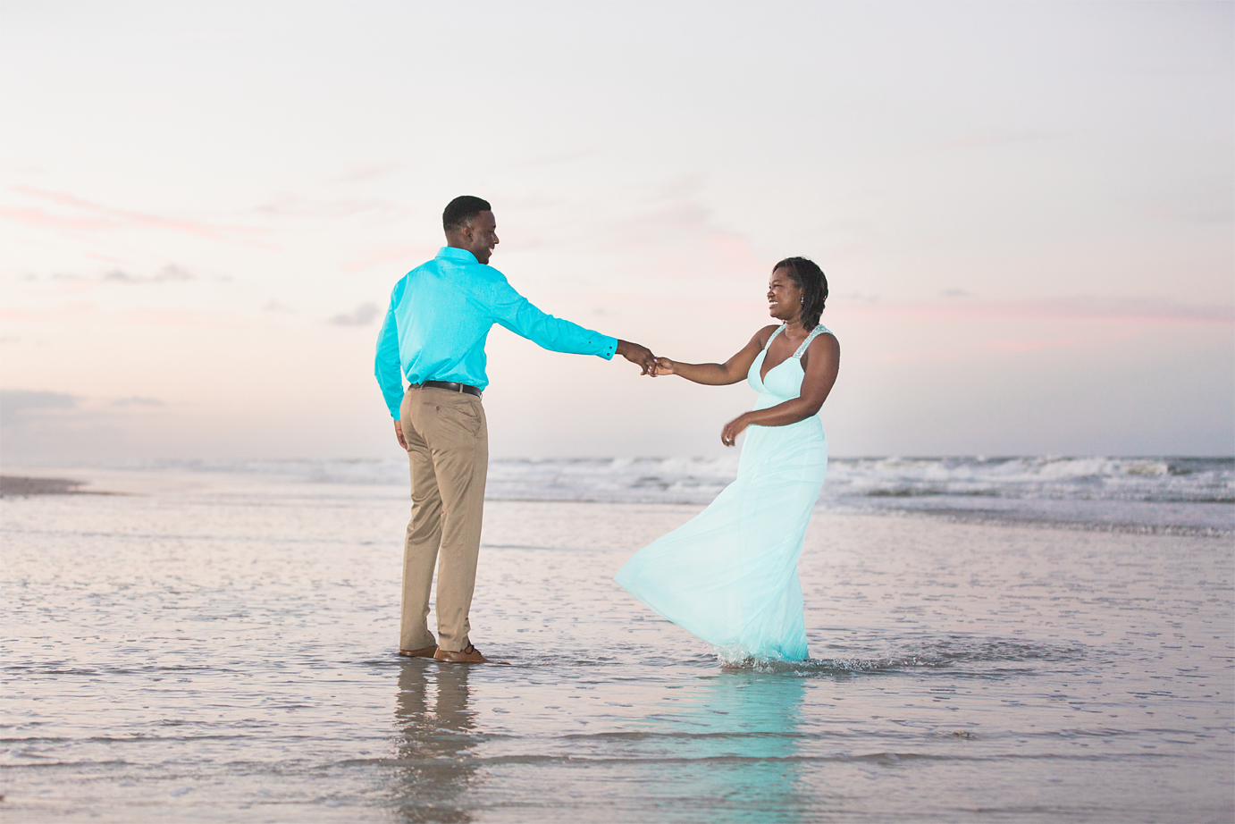 sunset beach engagement session. jacksonville fl photographer