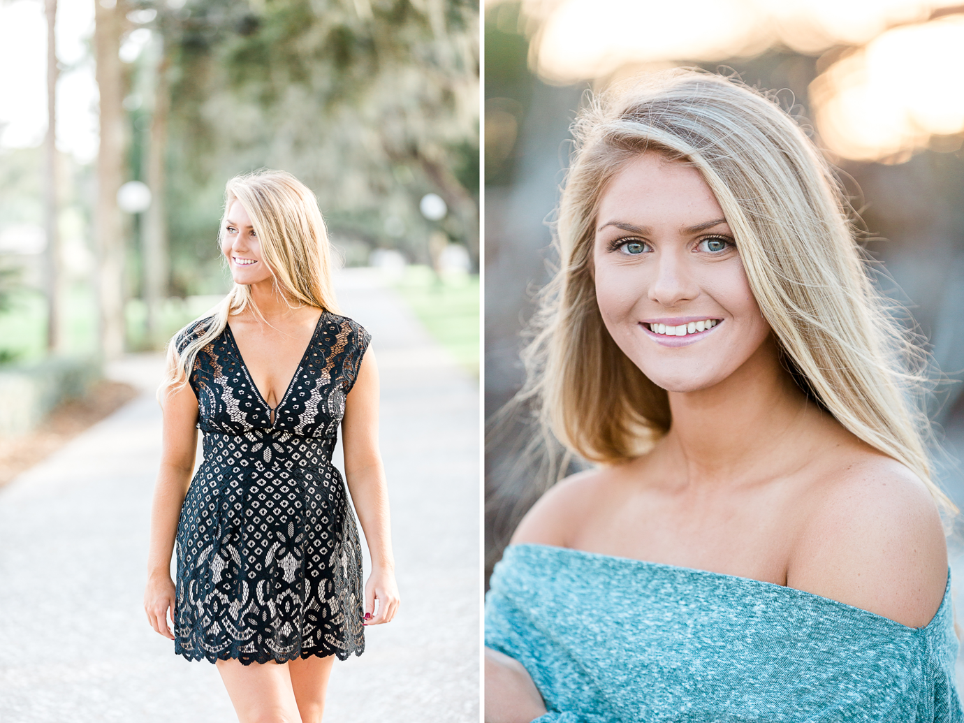 Jekyll Island Club Resort and Driftwood beach photoshoot with a high school senior