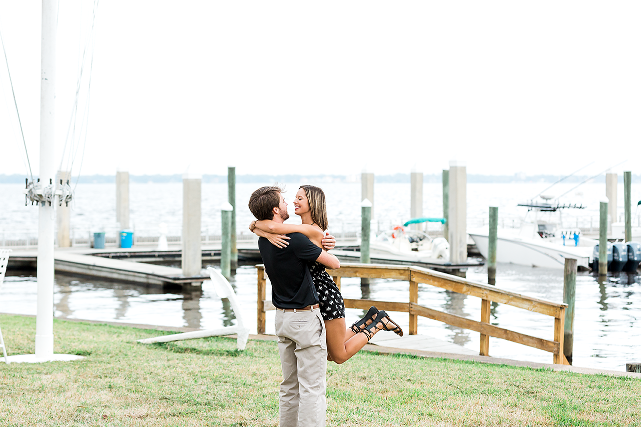 engamgenet photos in florida yacht club_jacksonville engagement photographer