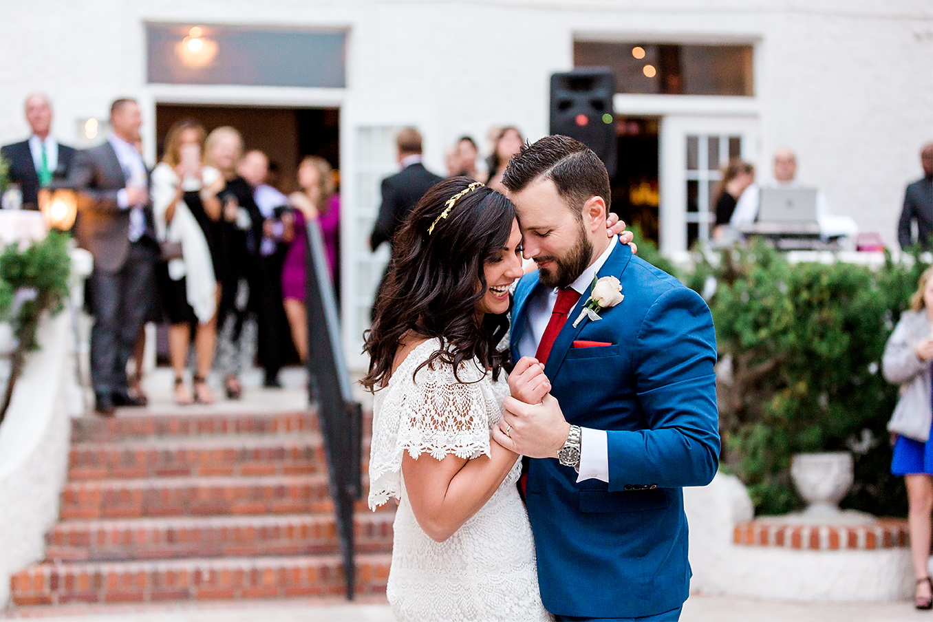 wedding first dance in casa marina hotel