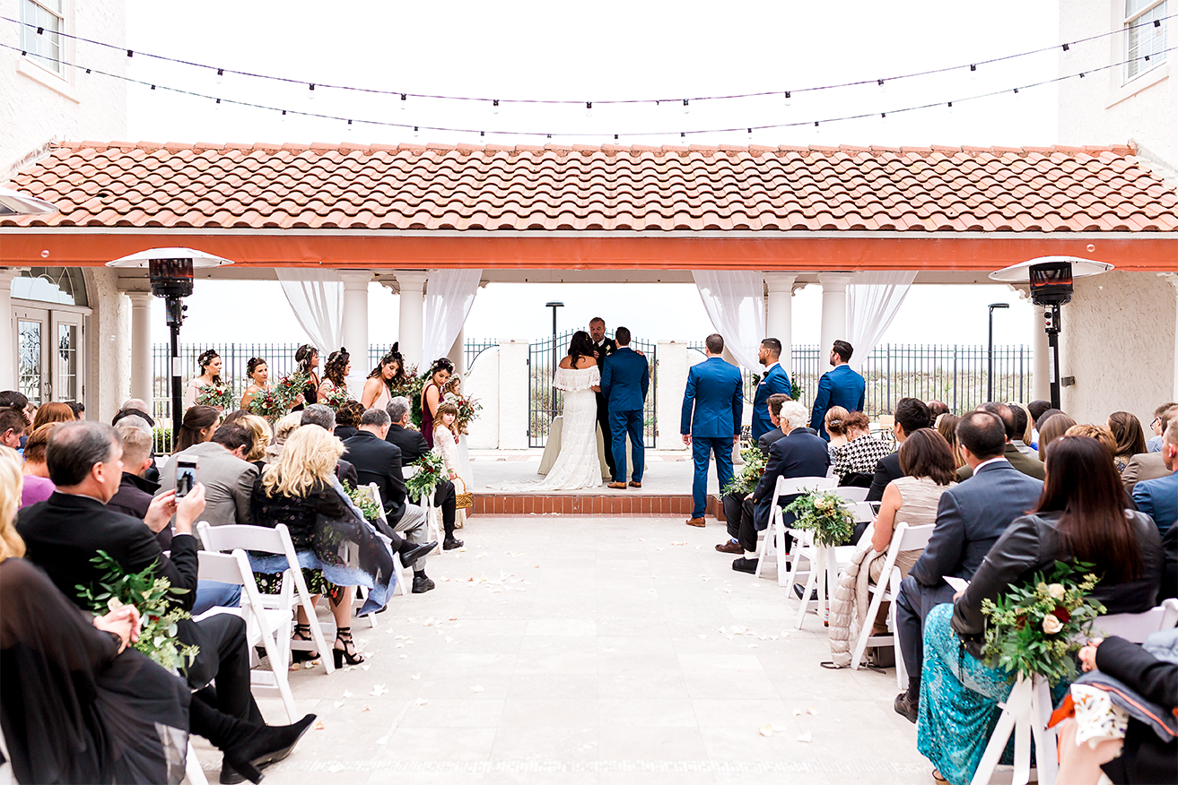 casa marina hotel winter wedding