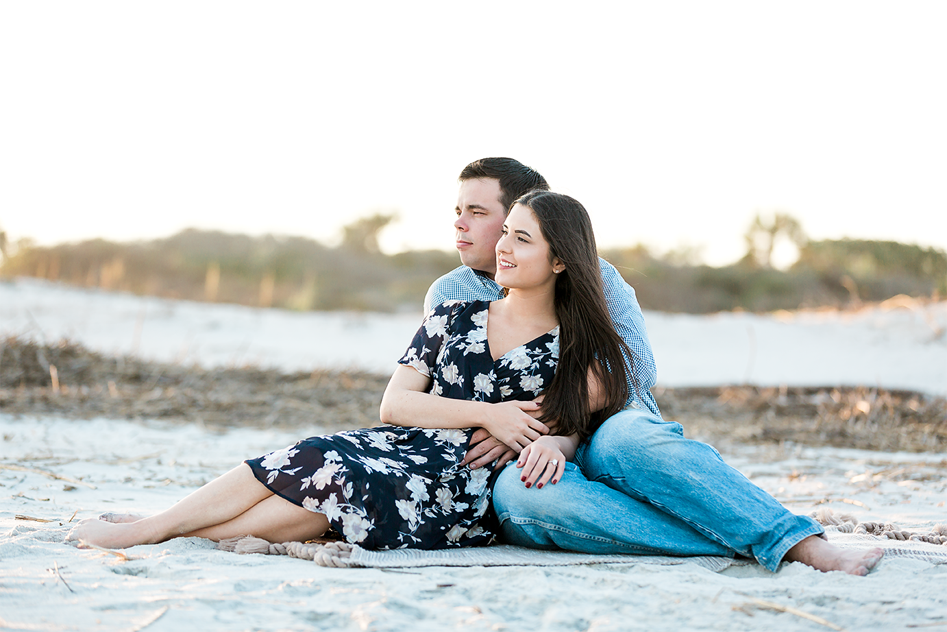 beach engagement pcitures in Jacksonville fl