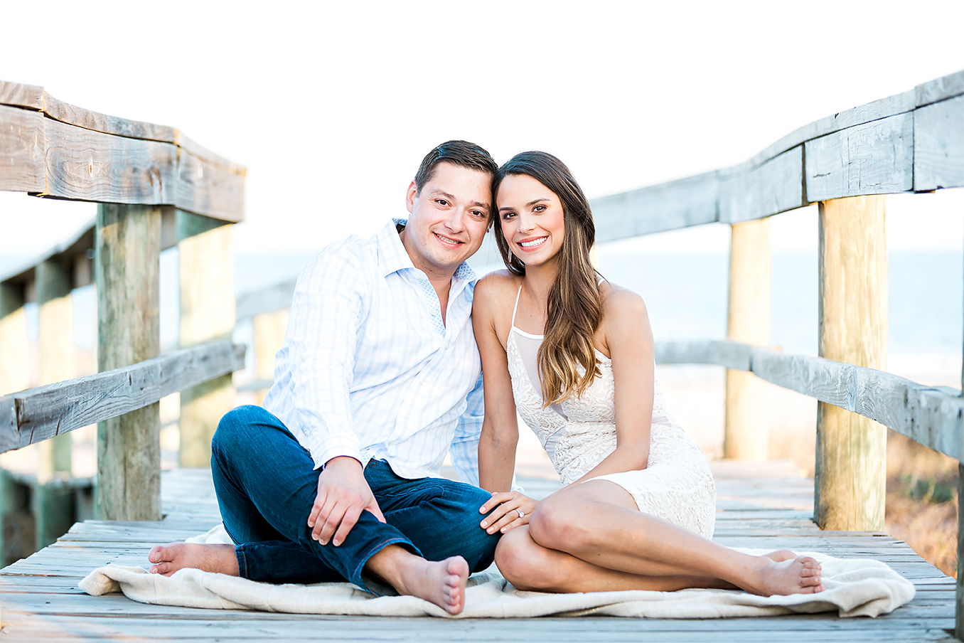 beach engagement pictures