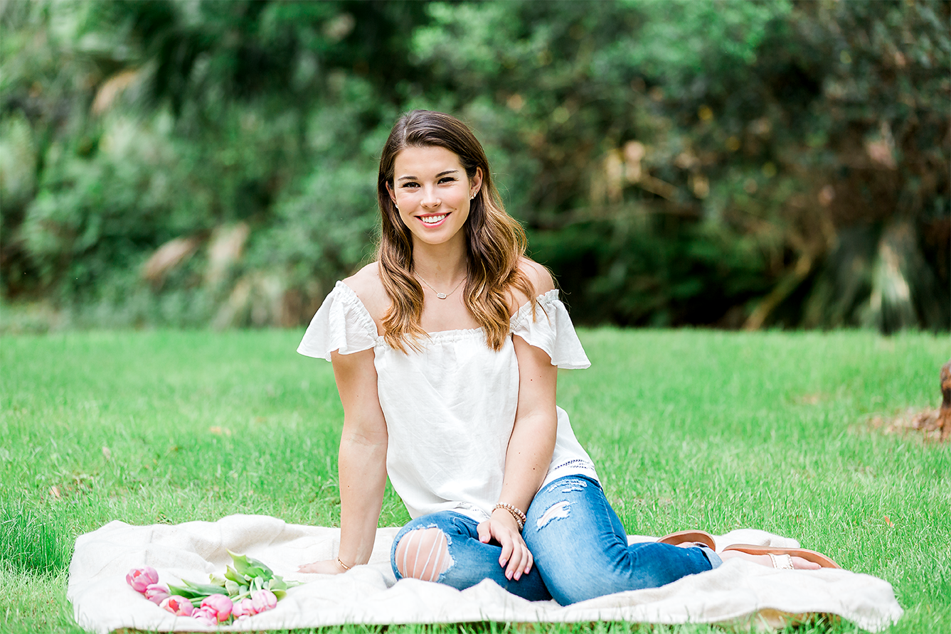 senior session in Howell Park