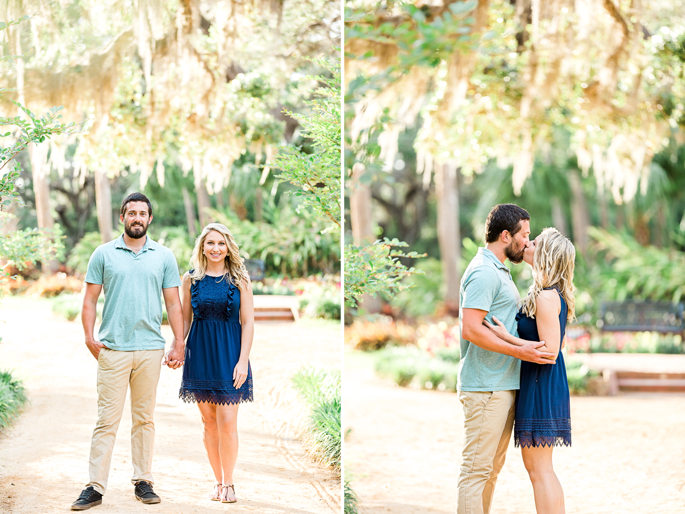 engagement pictures in washington oaks gardens