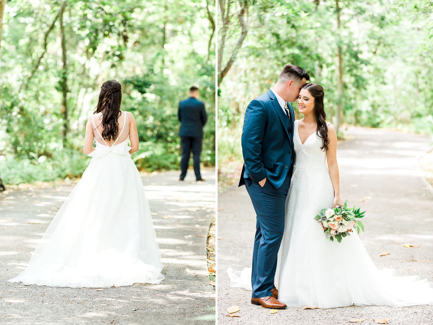 wedding first look