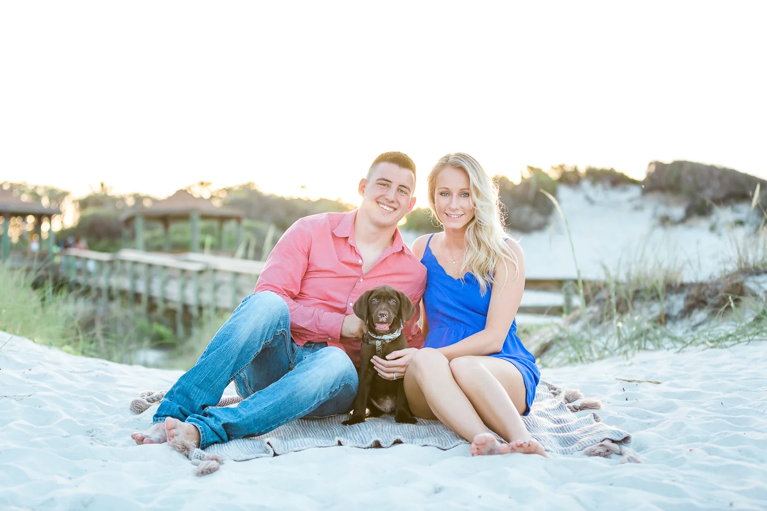 dog included in beach engagement session.jpg