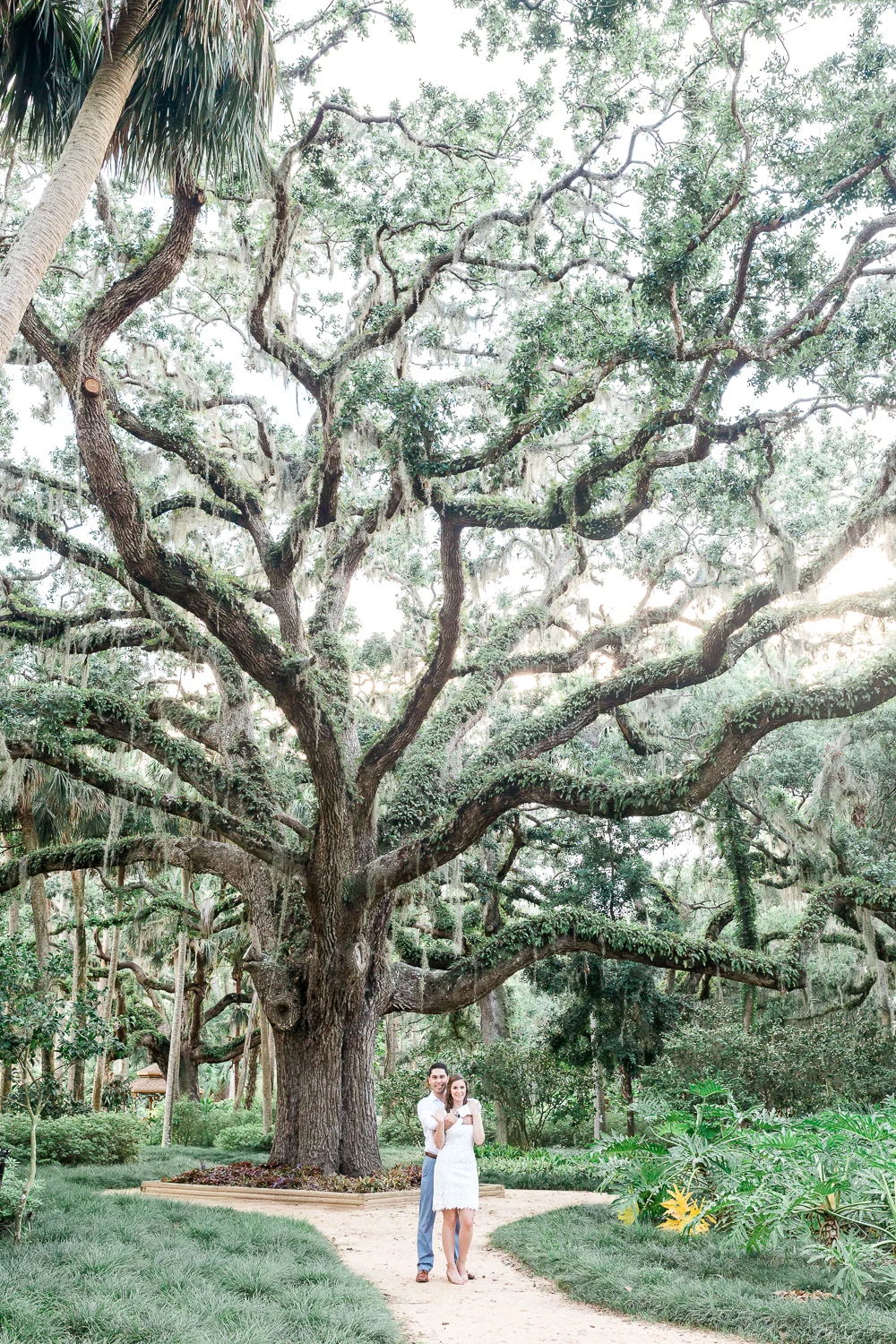 summer engagement session in st.augustine