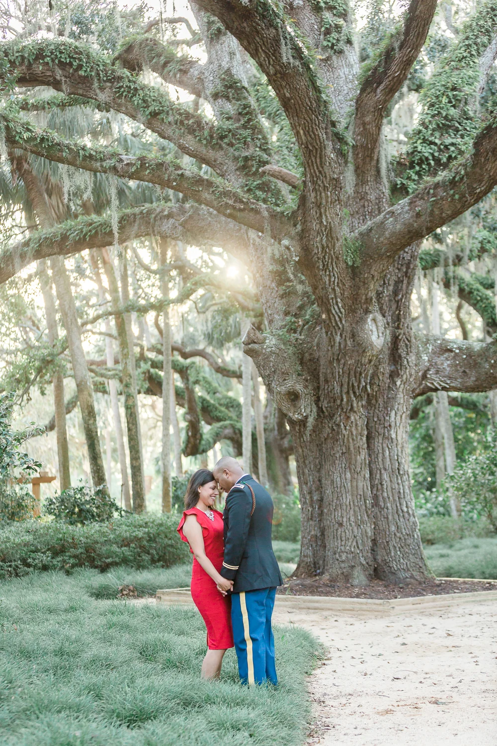 sunset engagement pictreus in st.augustine