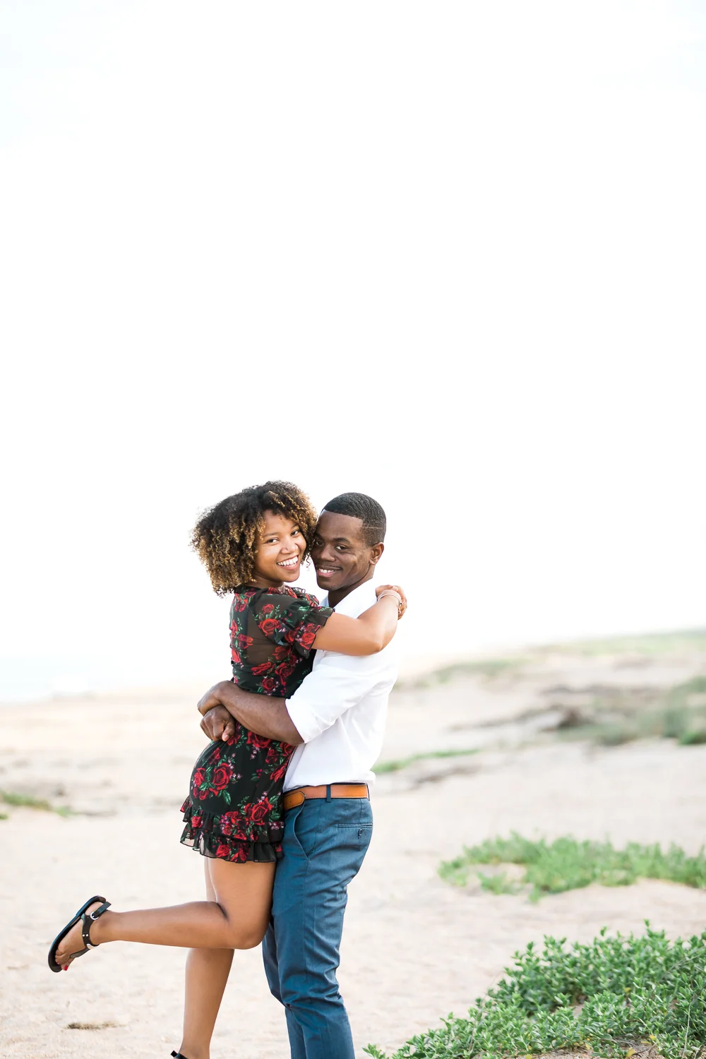 Ponte Vedra beach engagement session
