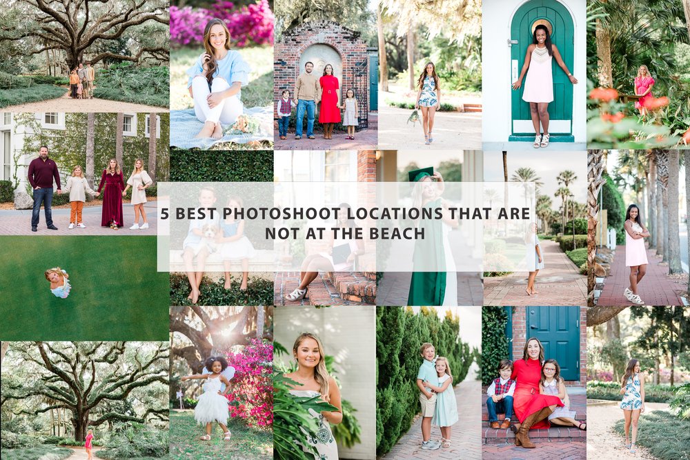 5 best photoshoot locations in Northeast Florida that are NOT at the beach  | Jacksonville and  senior & family photographer