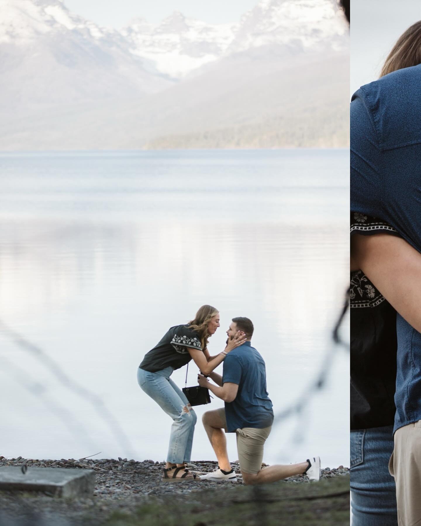 That &ldquo;just said yes to my forever&rdquo; feeling. 😍 💍 🏔️ 
-
Ryan reached out to me for help with his proposal at the end of May. But after beginning to talk, we decided to go for it this past weekend. We were rewarded with a warm, calm night
