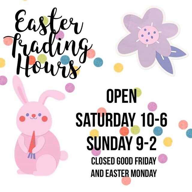 Happy Easter to you all. Visit us this weekend to pick up some of your favourites for your Easter lunch. Spanakopita, our famous slow cooked lamb and much more! 
Hope to see you all soon 🐇