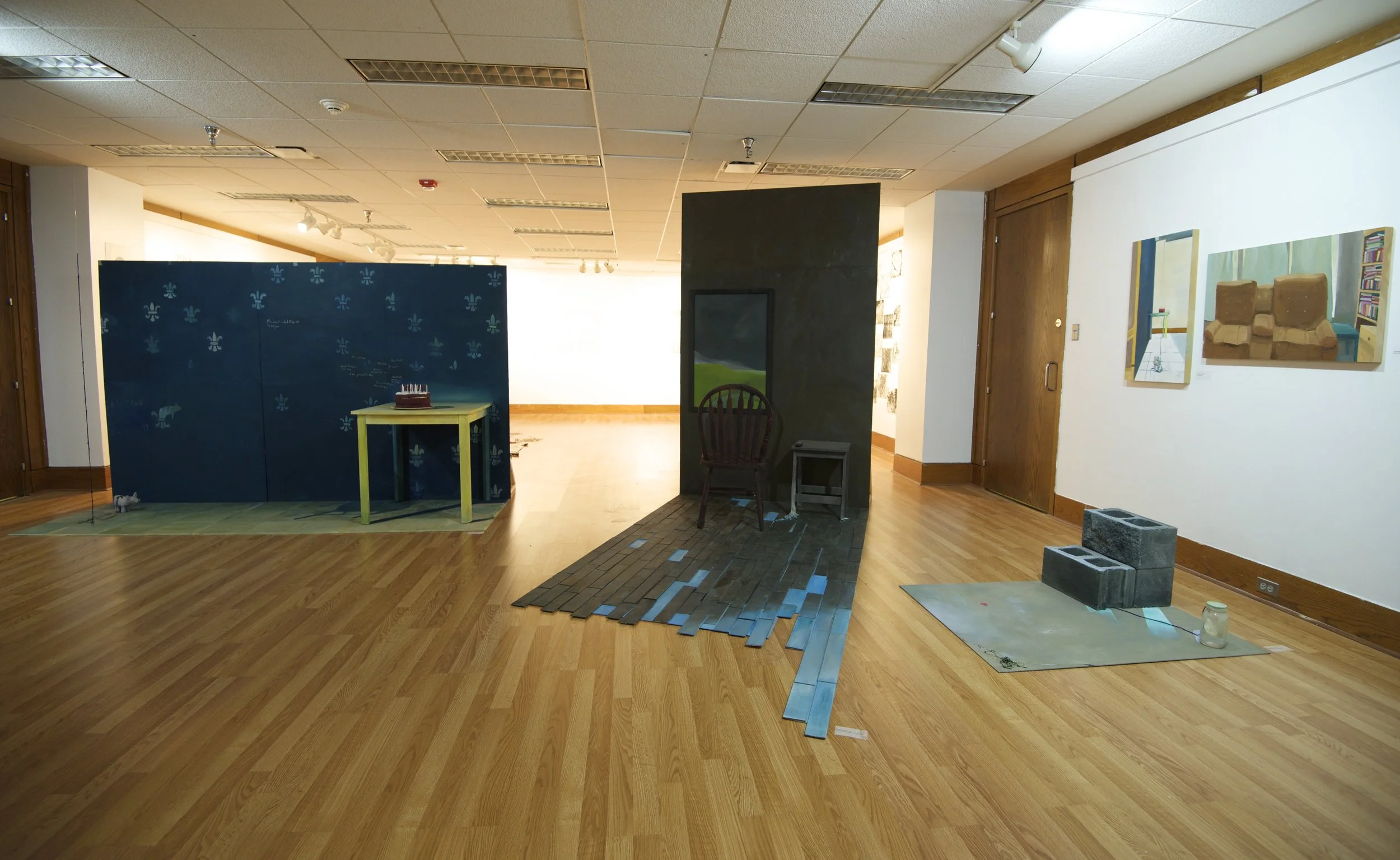 Installation Shot of: Chapter 1/For Grandma Ada, Chapter 2/For Ben, Epilogue/For Gracie