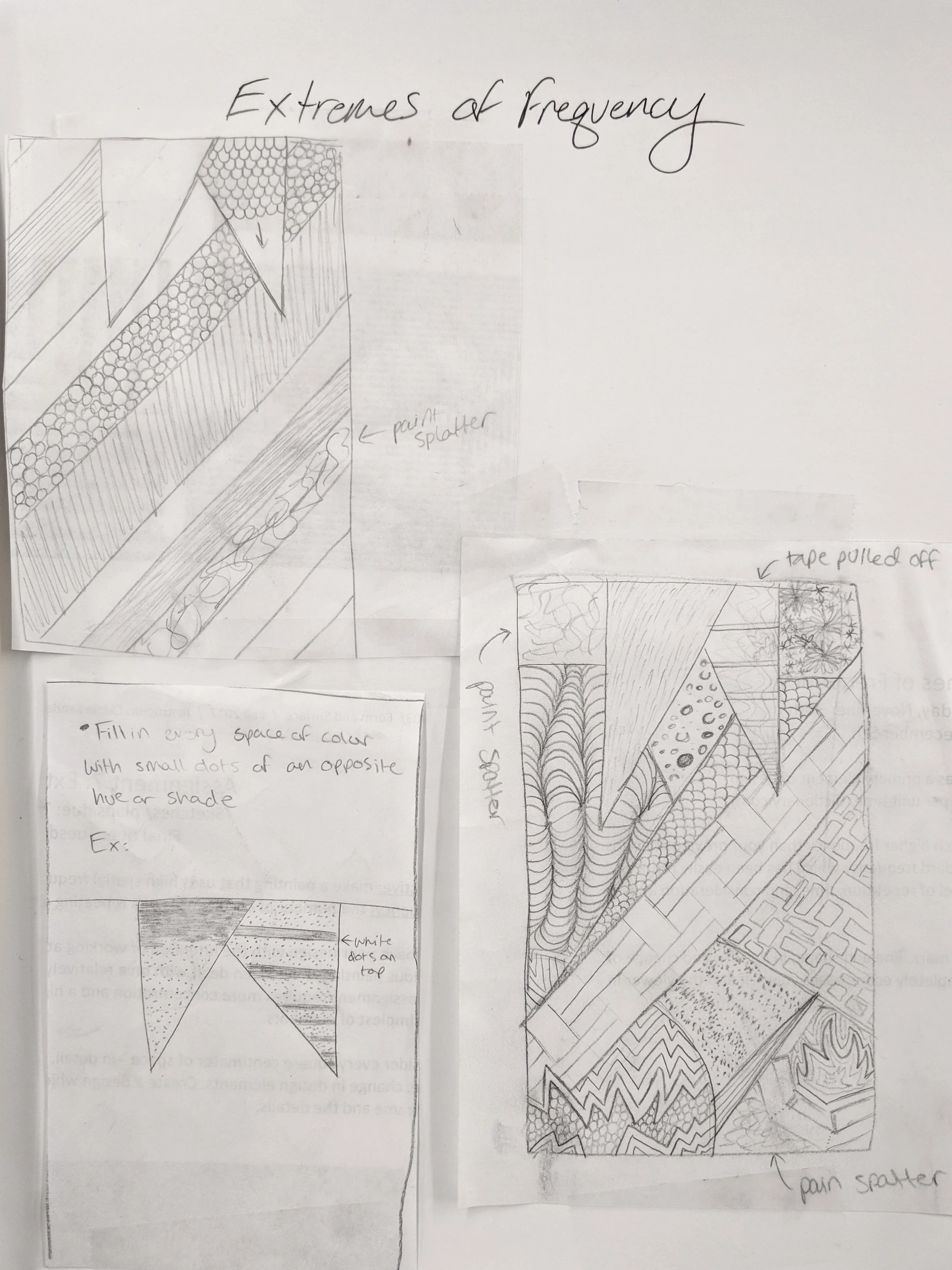 Student Sketchbook Page