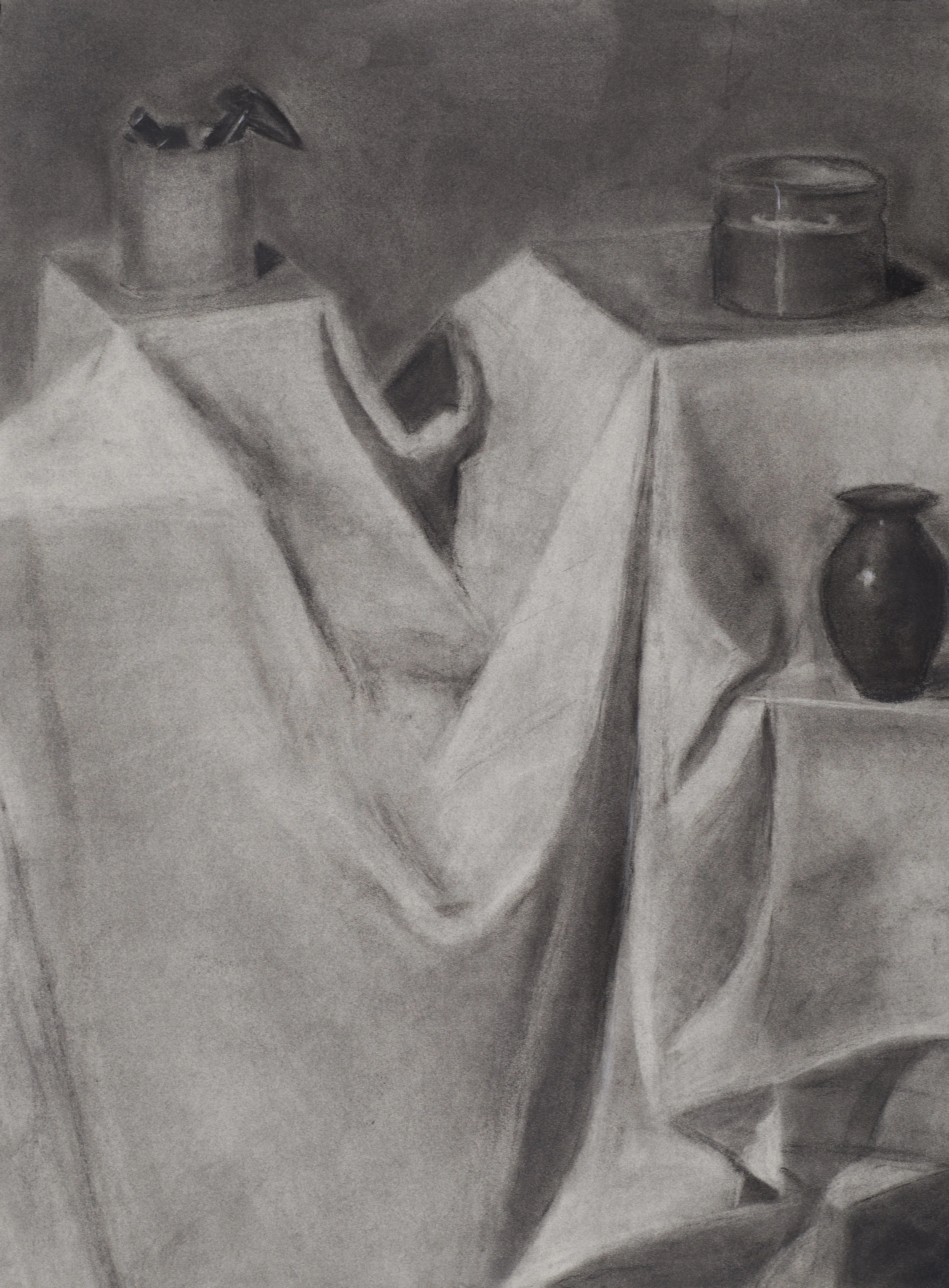 3 Objects and Drapery