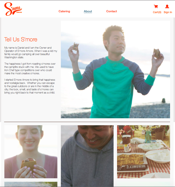 updated about page
