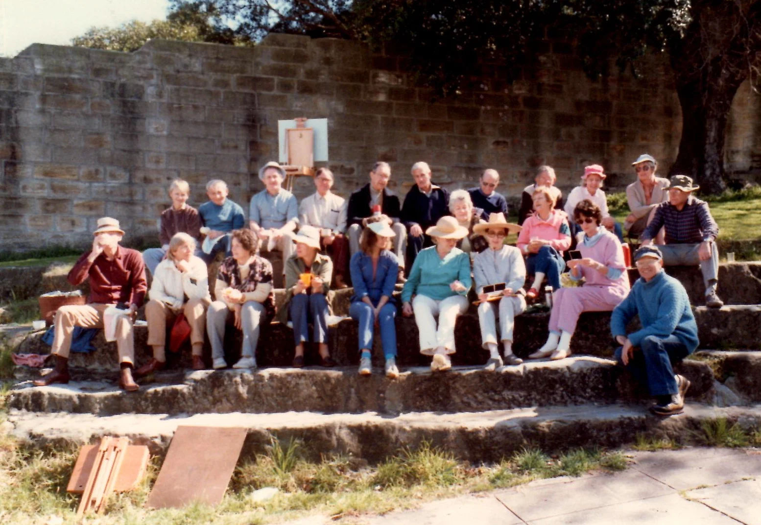 Members of Fred Bate's landscape class in the late 70's