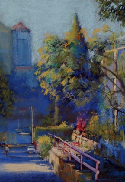 Lavender Bay, pastel