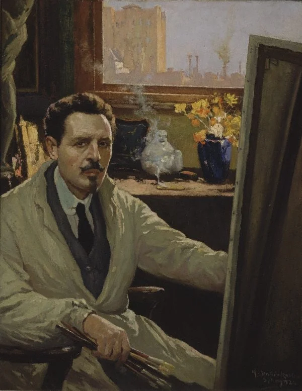 Self Portrait, Antonio Dattilo Rubbo, 1924 - collection AGNSW 