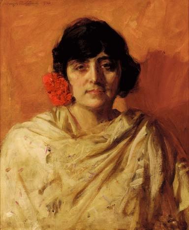 Portrait of Mrs R. C. Broomfield by Sir John Longstaff