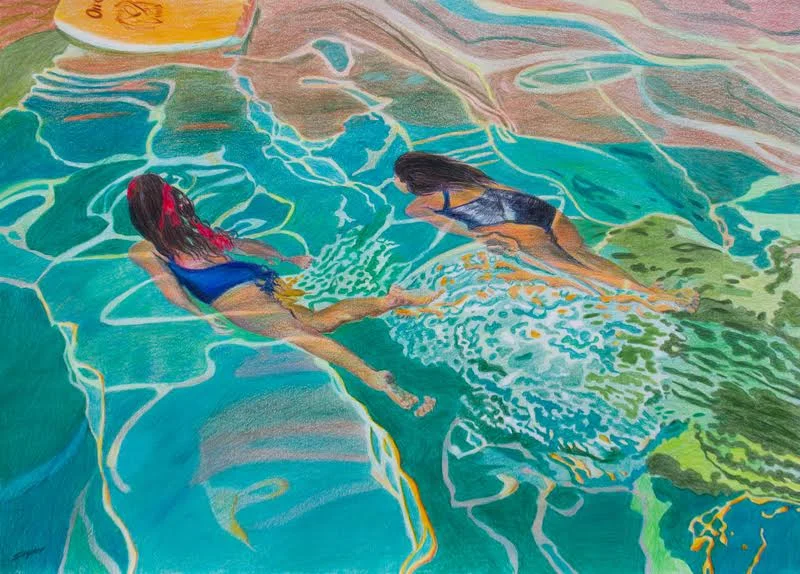 Friends Underwater