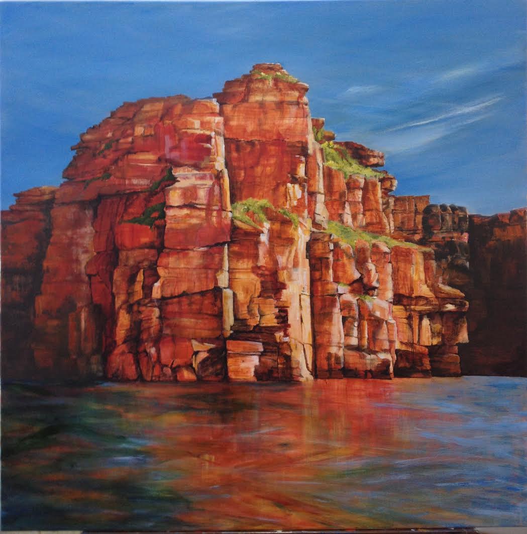 Red Escarpment & Waterline (Kimberley Series)