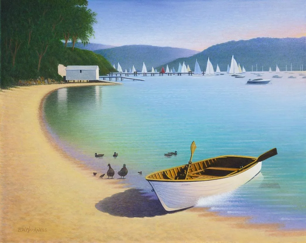 Timber Dinghy, Clareville Beach