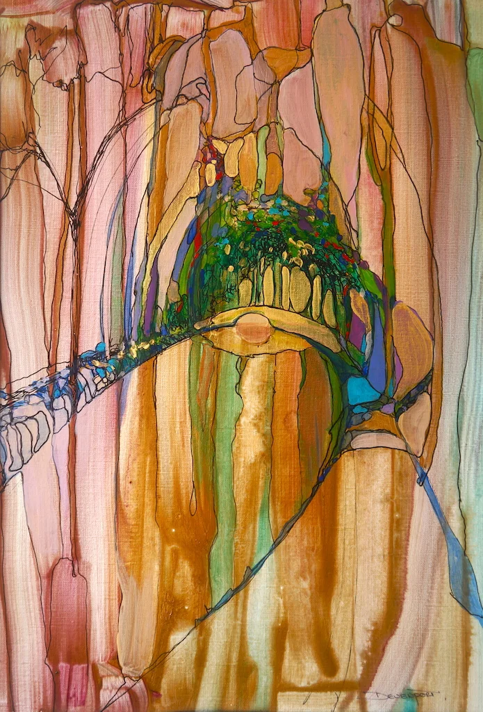 The Bridge (mixed media)